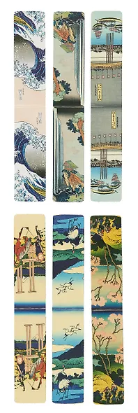 Магнитные закладки Кацусика Хокусай Картины (6 шт) (12-Duocai-202401-3) Bookvalno - фото 5
