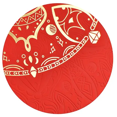 Ежедневник недат. А5 160л "Софт-тач. Арт-терапия" красный, кожзам, тв.переплет, тиснений фольгой, конгревное блинтовое тиснение, антистресс-раскраска, офсет, ляссе, подар.упаковка - фото 11