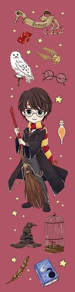 Гарри Поттер. Закладка с резинкой. Коллекция «Cute kids» - фото 4