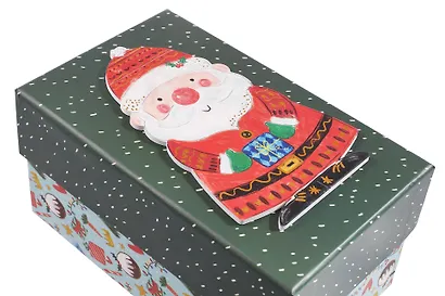 Коробка подарочная "Пингвин" 11*18*9см, Новый год, картон - фото 5