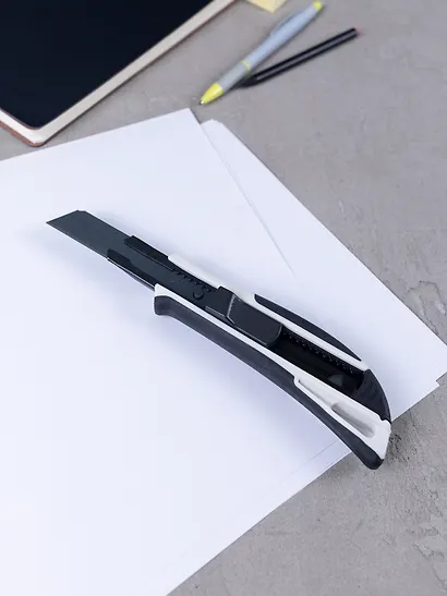 Нож канцелярский 18мм блистер, Schiller - фото 6