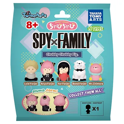 Фигурка коллекционная Twinchees Семья шпиона SPY X FAMILY Chubby Chubby в ассортименте (5см) (69030) - фото 3