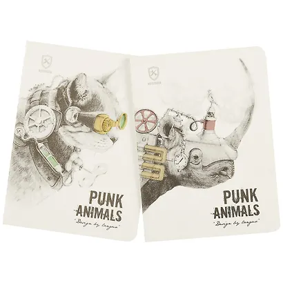 Записная книжка «Punk animals», 24 листа, А6 - фото 5