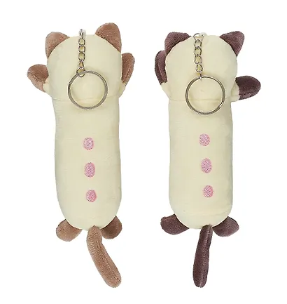 Брелок Котик сиамский-обнимашка (текстиль) (16см) в ассортименте - фото 5