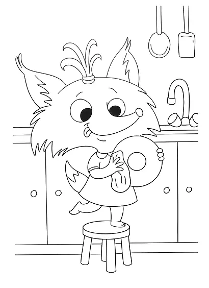 МАКСИ-РАСКРАСКА. ЛЮБИМЫЕ ГЕРОИ - фото 4