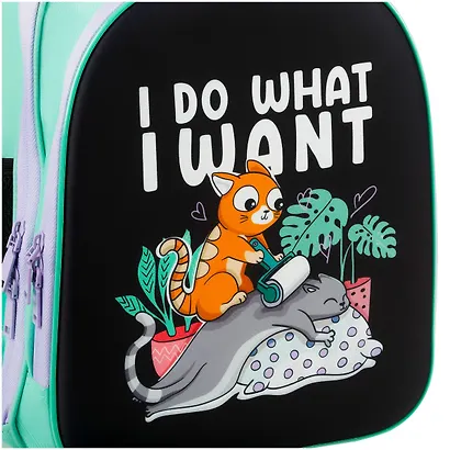 Ранец "Do what I want" 2 отделения, 39*30*18 см, 2 кармана, анатомическая спинка - фото 7