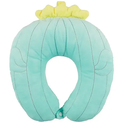 Подушка на шею с кнопкой «Кактус», (30х30 см) - фото 1