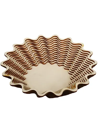 Ваза маленькая узкая Волна (поворот) (243х246х50) (162856) (игрушка из дерева) (Полноцвет) - фото 1