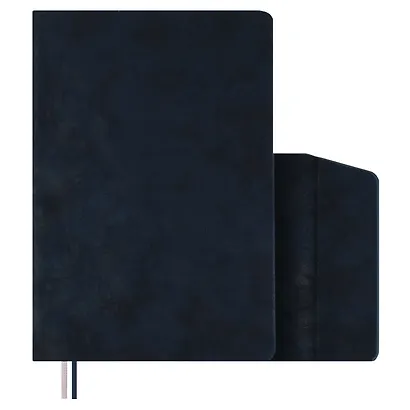 Ежедневник дат. 2026г. А5 176л "Тиволи глосс" синий, кожзам, тв.переплет, блинт.тиснение, офсет, справ.мат-лы, закругл.углы, 2 ляссе, инд.уп - фото 5