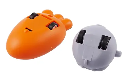 Инерционные машинки, фигурки животных Собачки (набор 4 шт машинки + 4 шт морковки) - фото 3