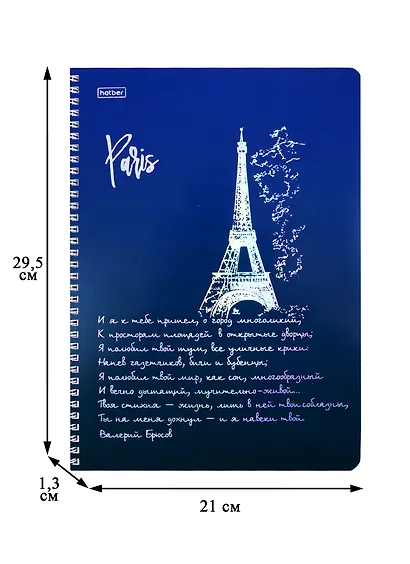 Тетрадь в клетку Hatber, "Блеск столиц", А4, 96 листов, в ассортименте - фото 3
