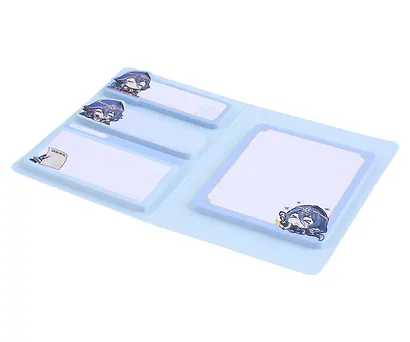 Блоки для записей, 4 штуки "Chibi Expression Layla" диспенсер-книжка - фото 3