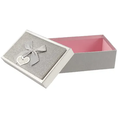 Подарочная коробка «Металлик серебро», средняя - фото 2