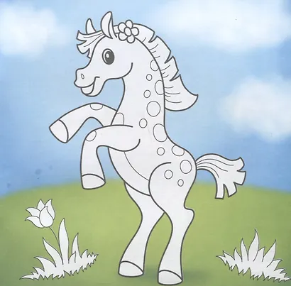 На ферме. Посмотри и раскрась - фото 4