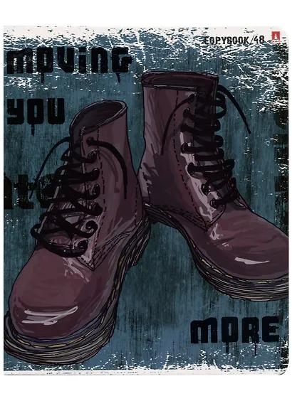 Тетрадь в клетку Альт, Boots, 48 листов, в ассортименте - фото 3