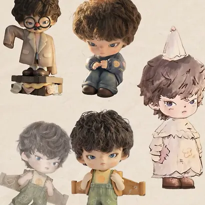 Коллекционная фигурка Письма в никуда UKIO, 11см, 12-Jotoys-04, Blind Box, Jotoys 15+ - фото 13