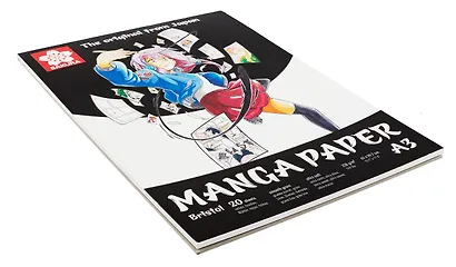 Скетчбук А3 20л "Manga" 250г/м2, гладкое зерно - фото 3