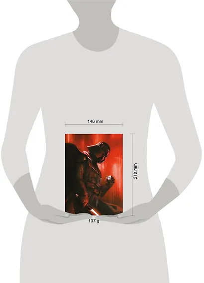 Скетчбук А5 32л «Звёздные войны. Дарт Вейдер задумался» пружина - фото 3