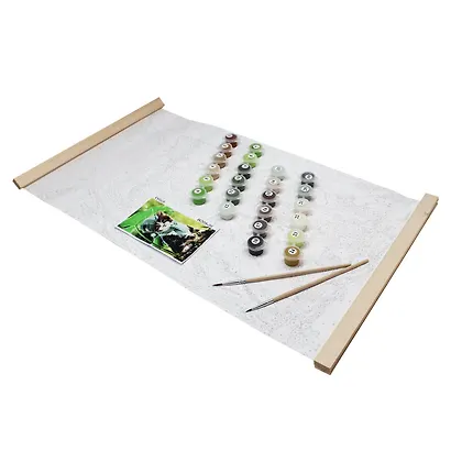 Картина для раскрашивания по номерам. Панно "Укрытие от дождя" - фото 4