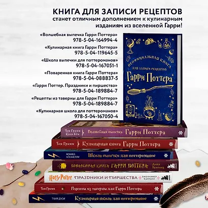Неофициальная книга для записи рецептов Гарри Поттера - фото 5