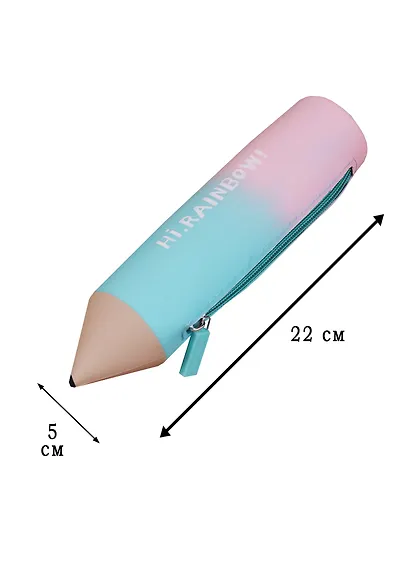 Пенал на молнии Карандаш (силикон) (22х5) - фото 2