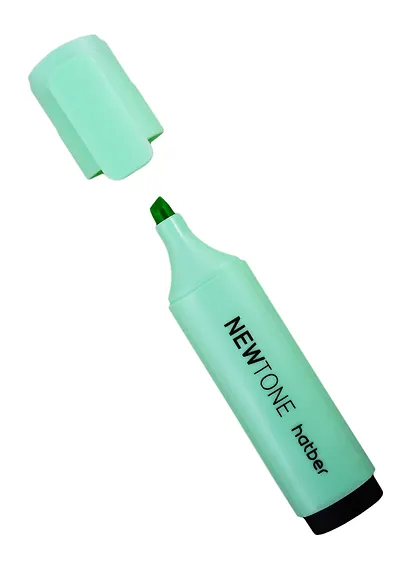 Текстовыделитель Hatber, пастельный мятный - фото 3