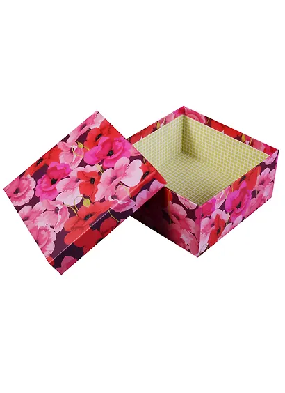 Коробка подарочная "Красные цветы" - фото 2