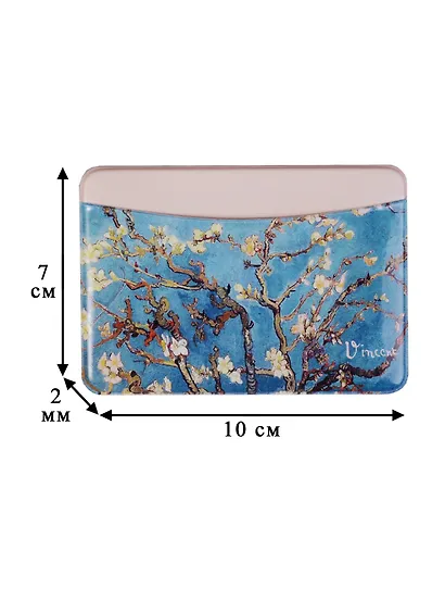 Чехол для карточек горизонтальный Ван Гог Ветка миндаля (ДКГ2018-08) - фото 3