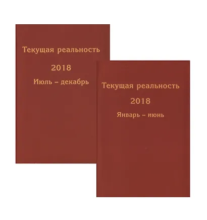 Текущая реальность 2018. Избранная хронология. Январь-июнь. Июль-декабрь (комплект из 2 книг) - фото 1