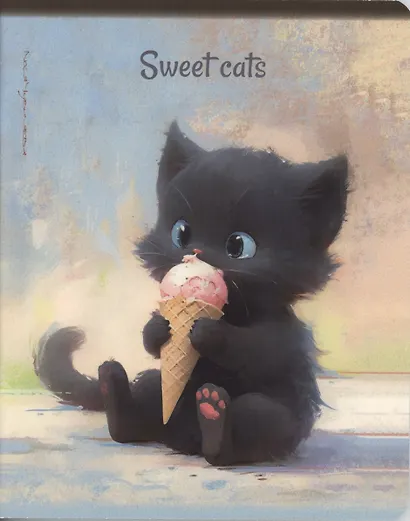 Тетрадь в клетку Be positive, "Чувиляева. Sweet cats", 48 листов, в ассортименте - фото 3