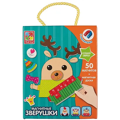 Магнитная игра Vladi Toys Зверушки VT3702-10 - фото 2