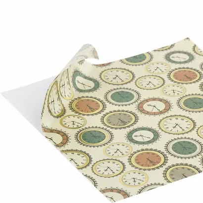 Цветная WASHI-бумага для декора Винтаж, 15х15 см, 12 листов, 6 дизайнов, рисовая бумага, Остров сокровищ - фото 3