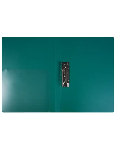 Папка с бок.прижимом и карманом А4 пластик 0.75мм,ассорти, inФОРМАТ - фото 3