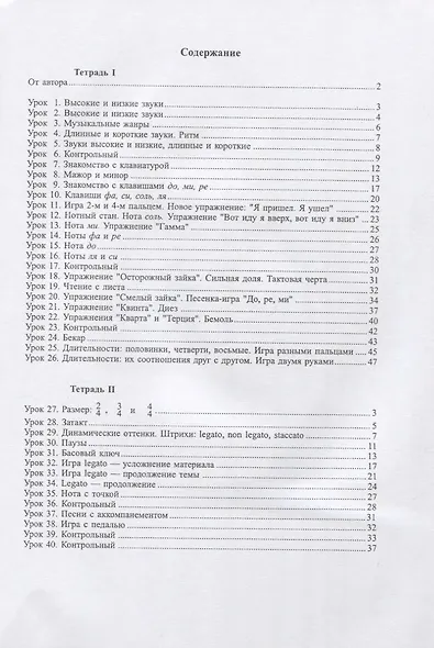 Сорок уроков начального обучения музыке детей 4-6 лет. Тетрадь II (27-40) - фото 2