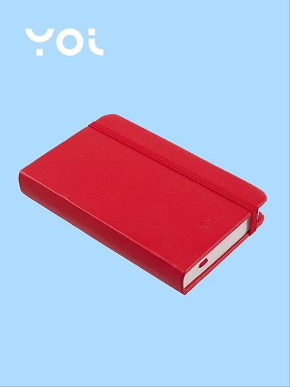 Скетчбук 9*14 80л "Yoi" красный, 140г/м2, слоновая кость, тв.обл., Yoi - фото 2