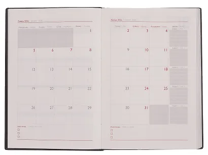 Ежедневник дат. 2026г. А5 176л "Тиволи" черный, кожзам, тв.переплет, тисн. фольгой, офсет, 3D-дизайн, справ.мат-лы, 2 ляссе, инд.уп - фото 7