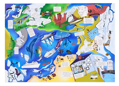 Вода в природе и нашем доме. Обучающий плакат для знакомства детей с окружающим миром с объяснениями и заданиями. 5-8 лет - фото 2