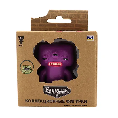 Коллекционная фигурка Fugglers Трехглазый пришелец (фиолетовый) (FG2012-5) - фото 2