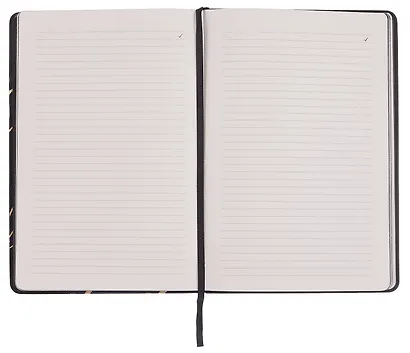 Ежедневник недат. А5 120л "Софт-тач глосс" черный, кожзам, мягк.переплет, тиснение 3D-фольгой, справ.мат-лы, ляссе, подар.карт.коробка с ПВХ-крышкой - фото 8