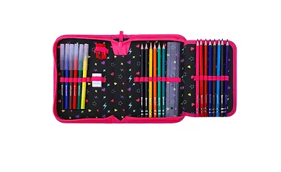 Пенал 1 отделение "Headphones" с наполнением, 21*14 см, 24 предмета - фото 5