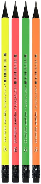 Карандаш inФОРМАТ, Blackwood, чернографитный HB с ластиком - фото 1