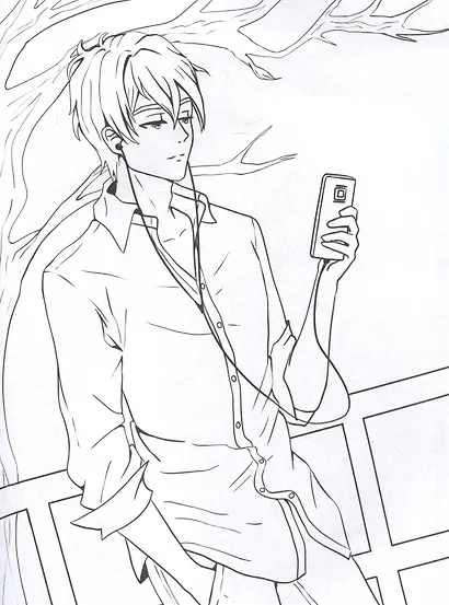 Любовь и дружба. Аниме-раскраска - фото 4