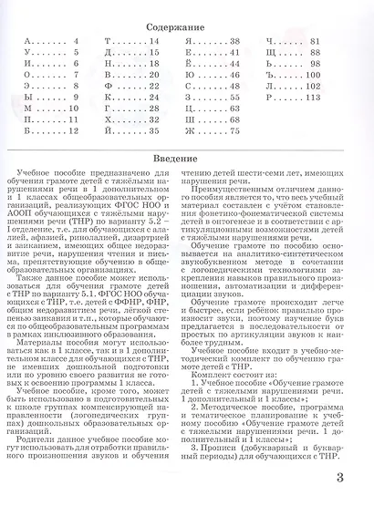 Обучение грамоте детей с тяжелыми нарушениями речи (ТНР). Учебное пособие для 1 дополнительного и 1 классов - фото 2