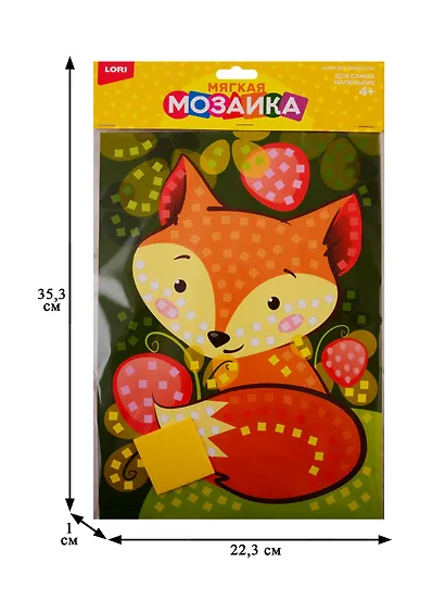LORI/ЛОРИ Мягкая мозаика Лисичка - фото 2