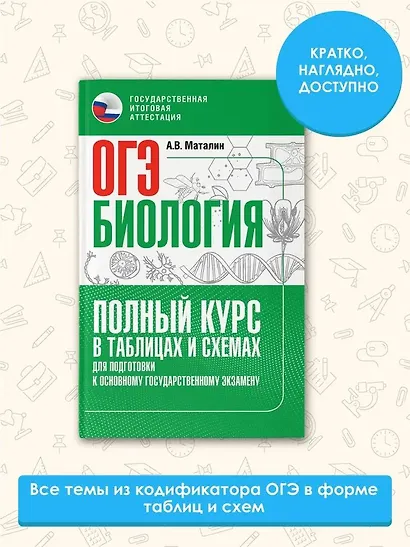 ОГЭ. Биология. Полный курс в таблицах и схемах для подготовки к ОГЭ - фото 3