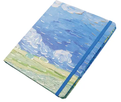 Книга для записей 17*19 112л кл. "Пейзажи" 7БЦ, резинка, ассорти - фото 5