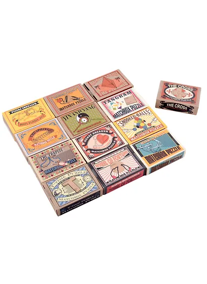 Игра настольная "Спичечный коробок с головоломкой для детей (Match Box Puzzle)" - фото 2