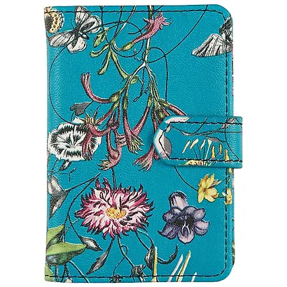Визитница «Butterfly», бирюзовая, 24 карты, 11 x 7.5 см - фото 3