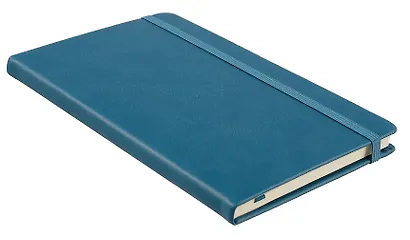 Книга для записей А5 96л лин. "Joy Book. Летние сумерки" иск.кожа, тонир.блок, скругл.углы, ляссе, резинка, карман на задн.форзаце - фото 3