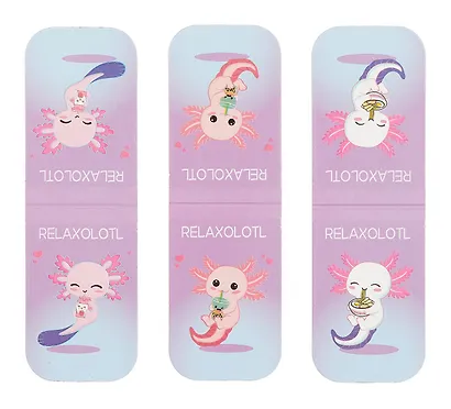 Магнитные закладки Аксолотль Relaxolotl (3 шт) (12-Duocai-202311-4) - фото 2